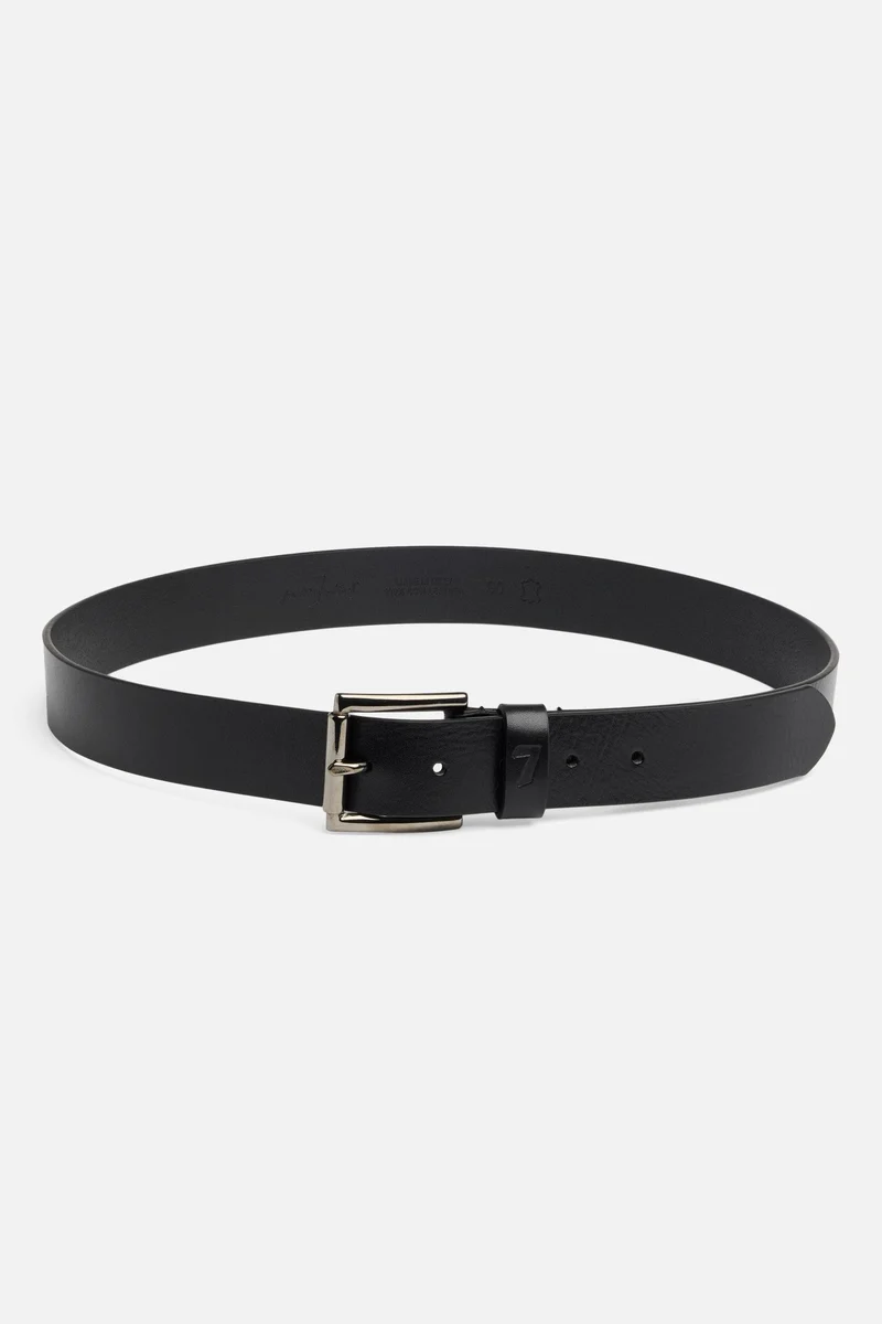 CLASSIC BELT DEBOSSED in Leather Black