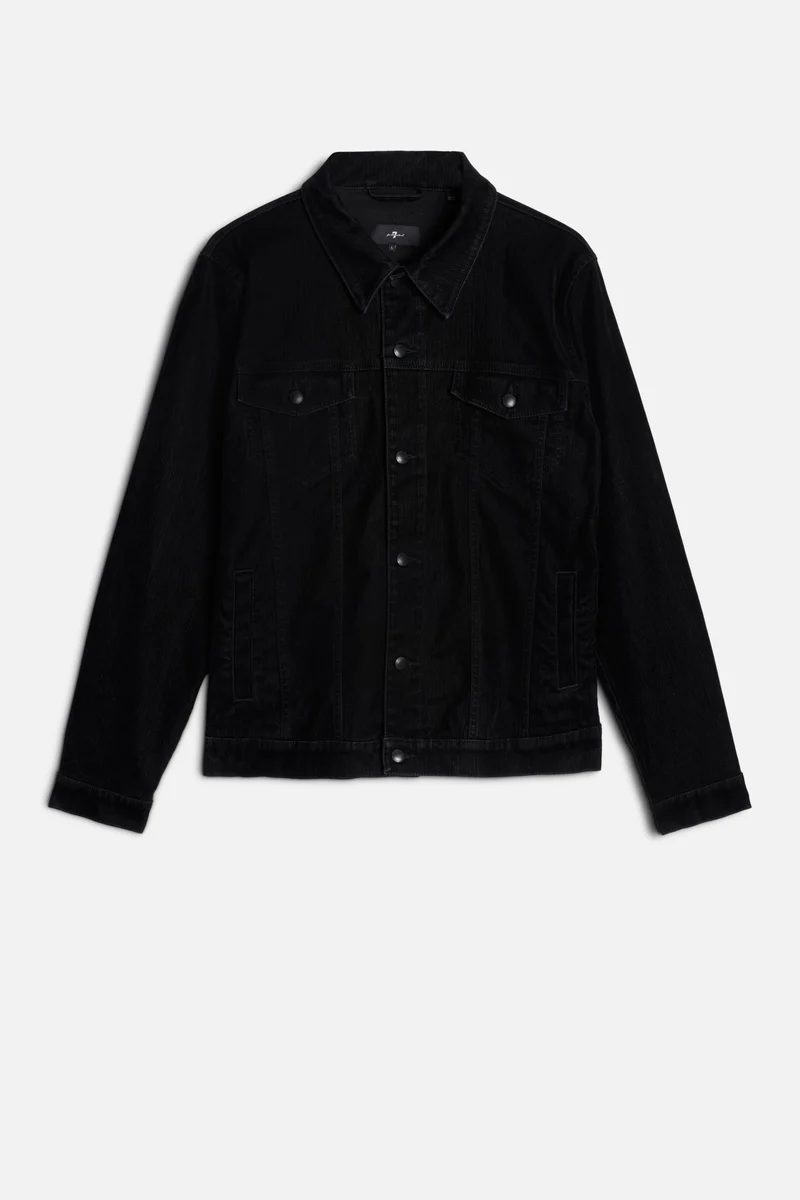 Flock Denim Perfect Jacket in Lava Rocks