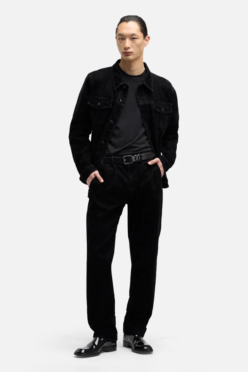Flock Denim Perfect Jacket in Lava Rocks