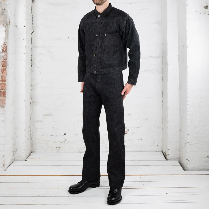 William Gibson WWII Black Denim Waist Overalls