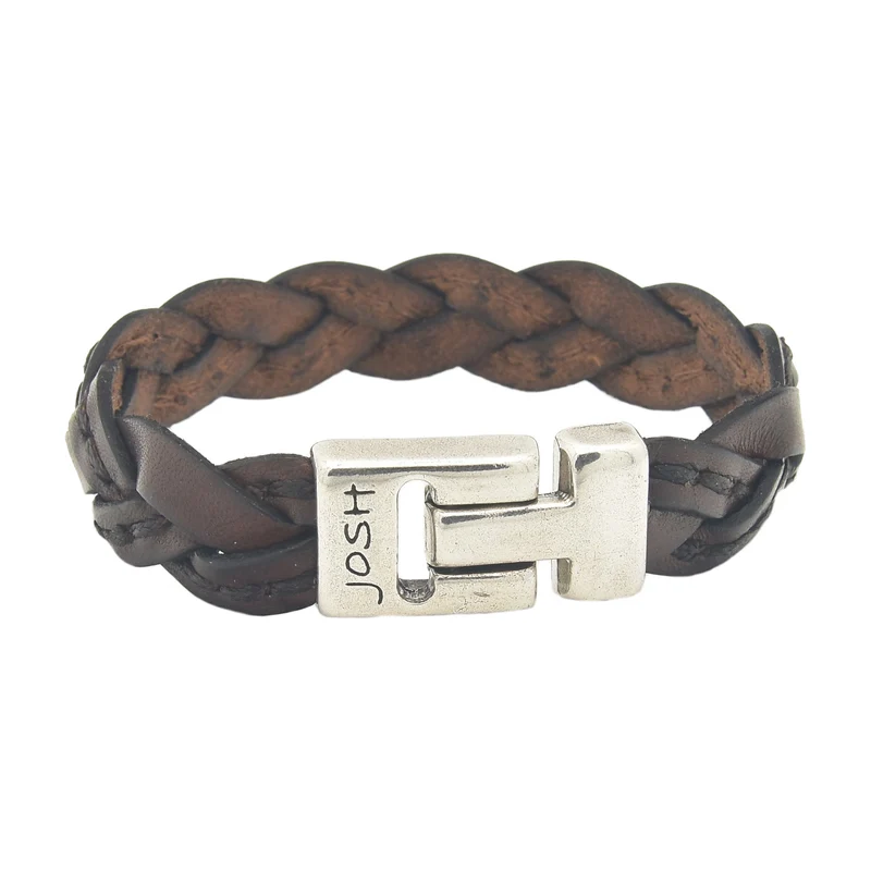 Josh herren Armband Braun 24303-bra-S/BROWN/L