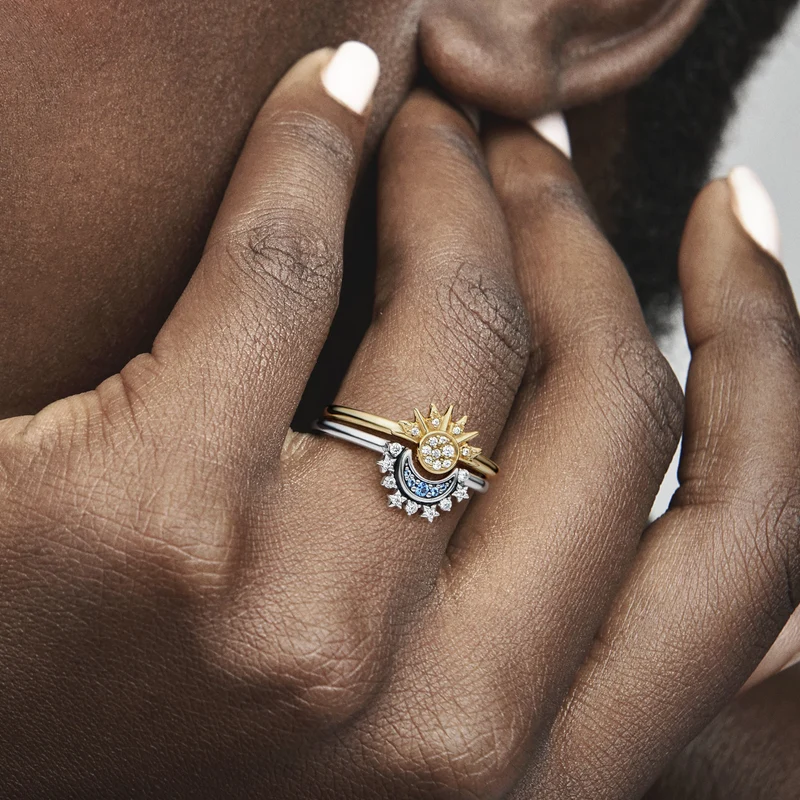 Pandora Moments damen Ring 585 Vergoldung 162674C01-58