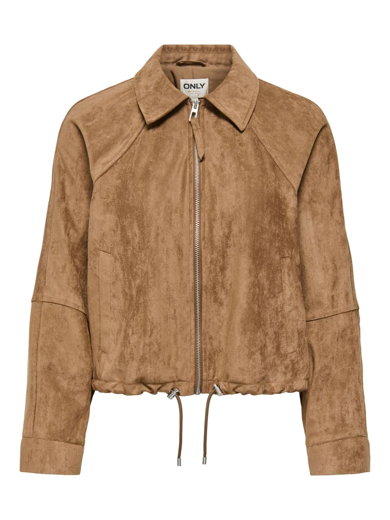 ONLY Wildleder-Optik Jacke Lixa
