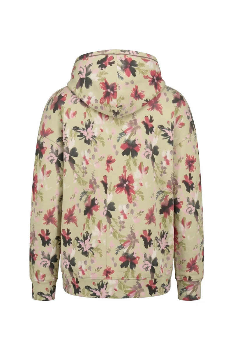 SOQUESTO Damen Hoodie floraler Print