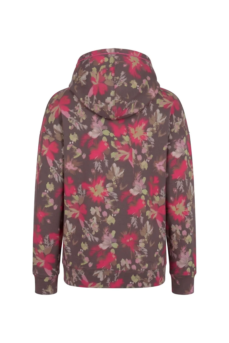SOQUESTO Damen Hoodie floraler Print