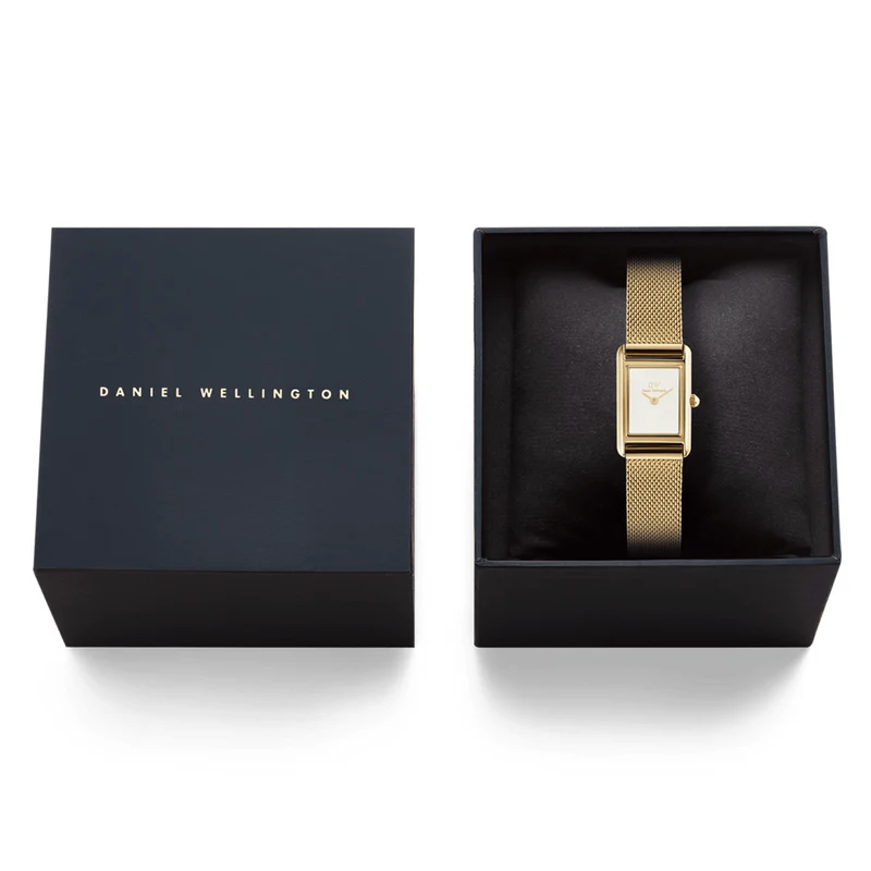 Daniel Wellington Bound Mini Evergold Weiß Damen Uhr DW00100928