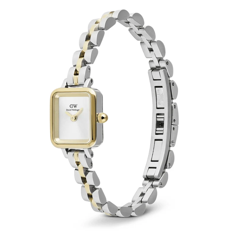 Daniel Wellington Quadro Mini Arch 3-Link Bicolor Damen Uhr DW00100925