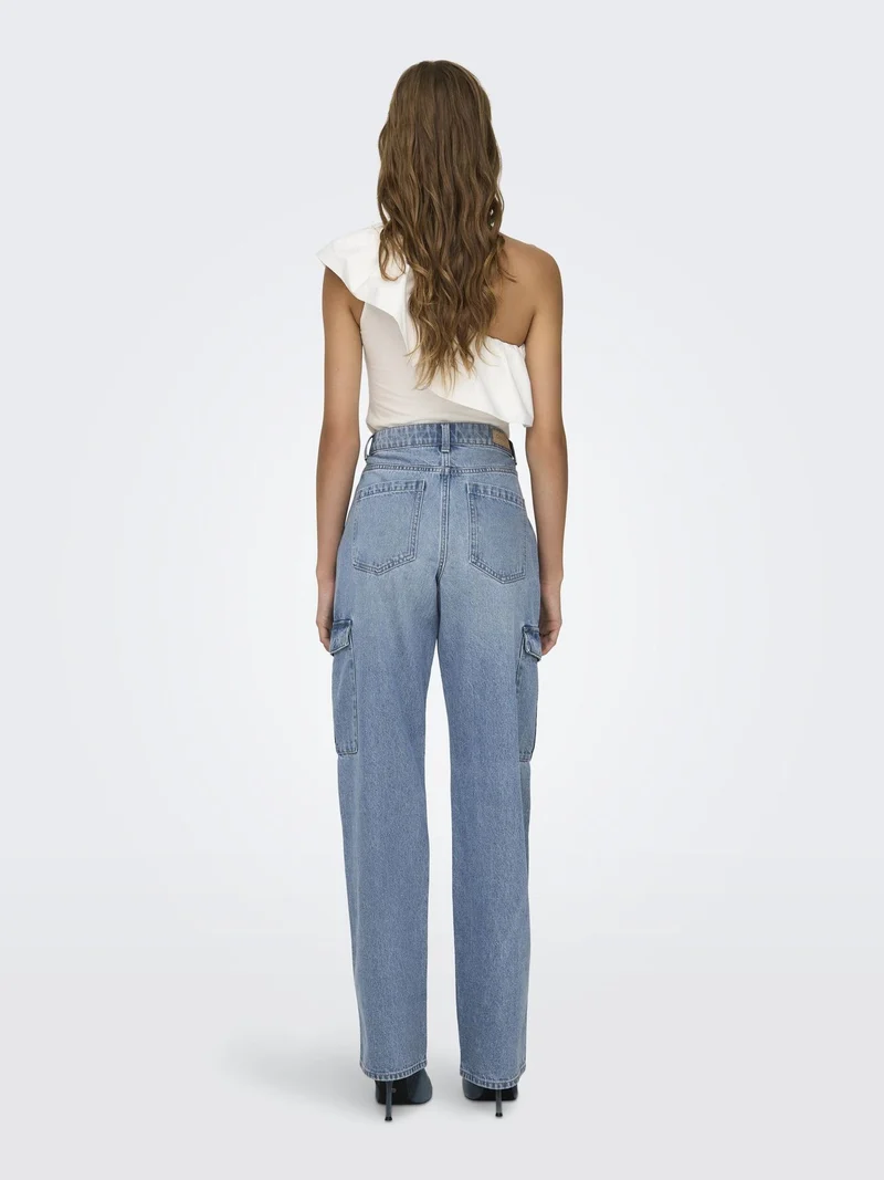 ONLY Riley Cargo Jeans Damen