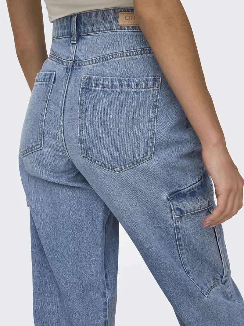 ONLY Riley Cargo Jeans Damen