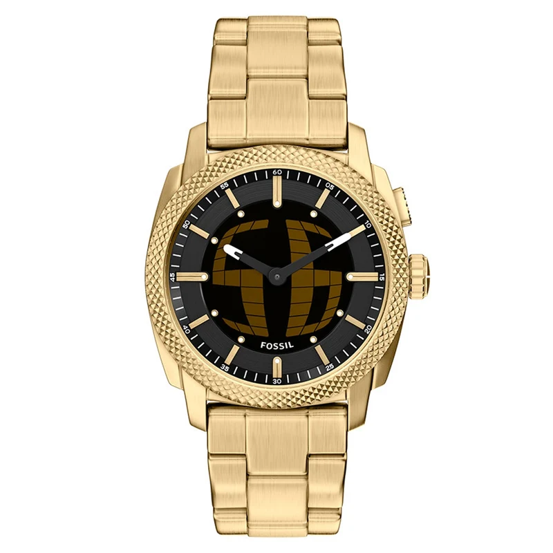 Fossil Machine Round Black Dial Watch FS6157