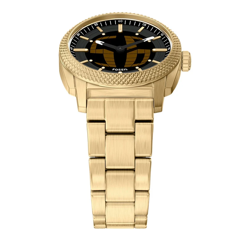 Fossil Machine Round Black Dial Watch FS6157