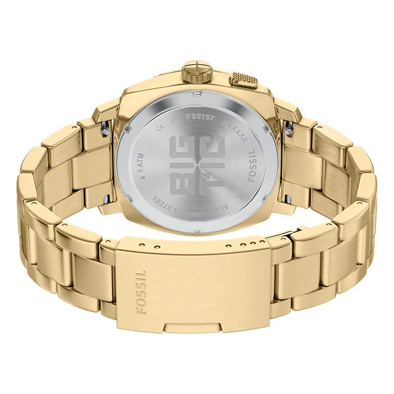 Fossil Machine Round Black Dial Watch FS6157