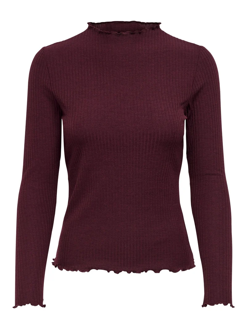 ONLY Langarm Top Hochkragen