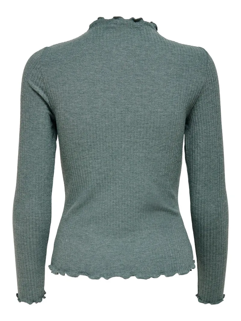 ONLY Langarm Top Hochkragen