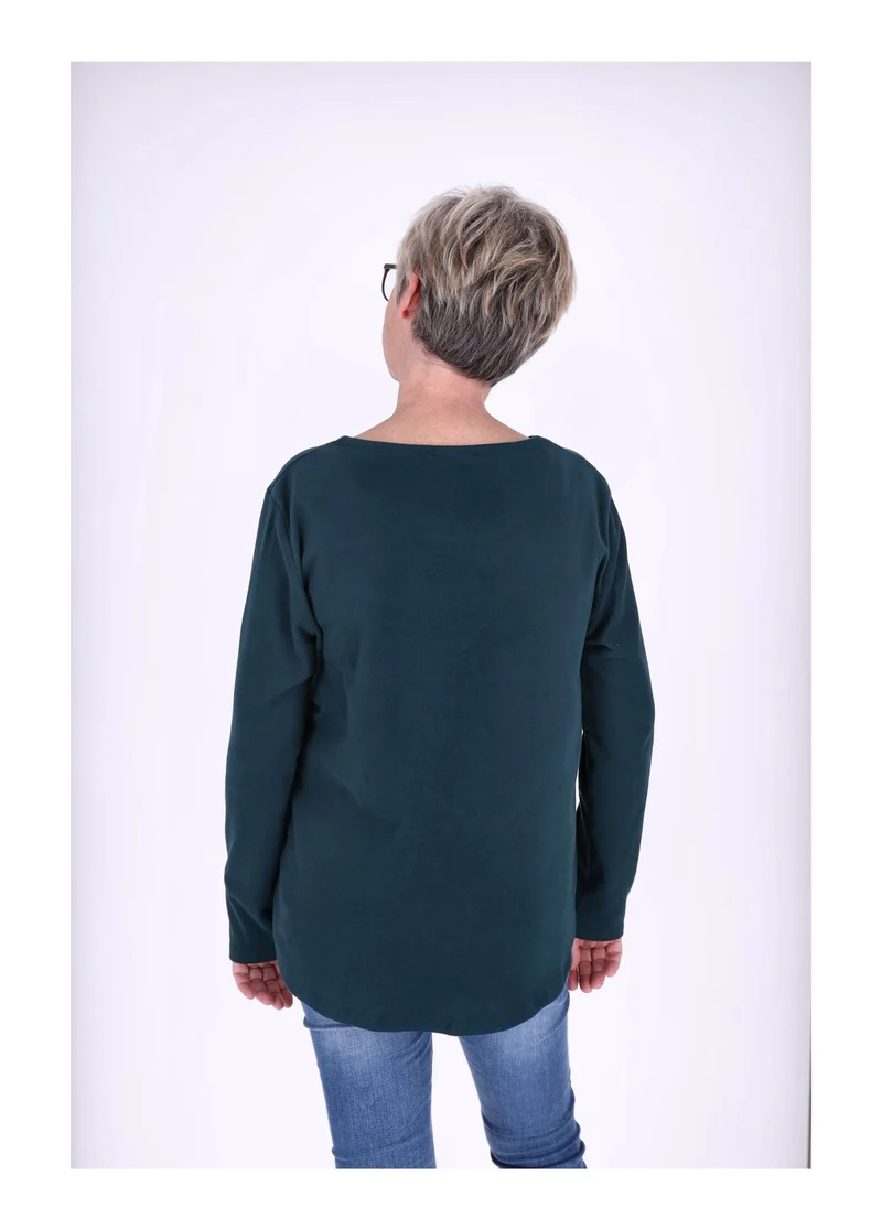 Splash of Color Damen Shirt Veloursoptik