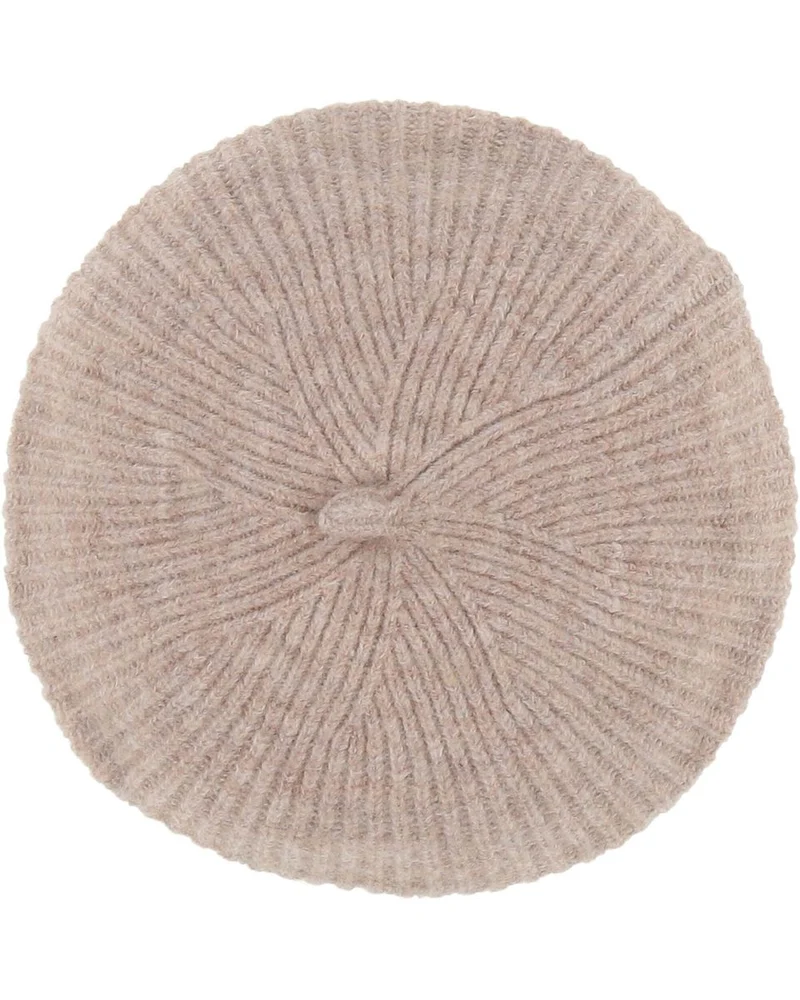 Strick-Baskenmütze Polyester Strick-Baskenmütze