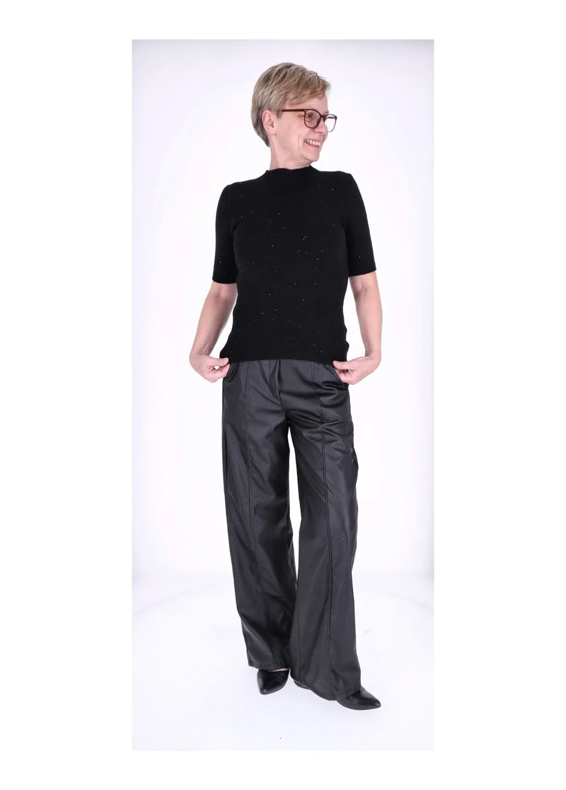 Strickpullover Damen Pailletten Splash of Color