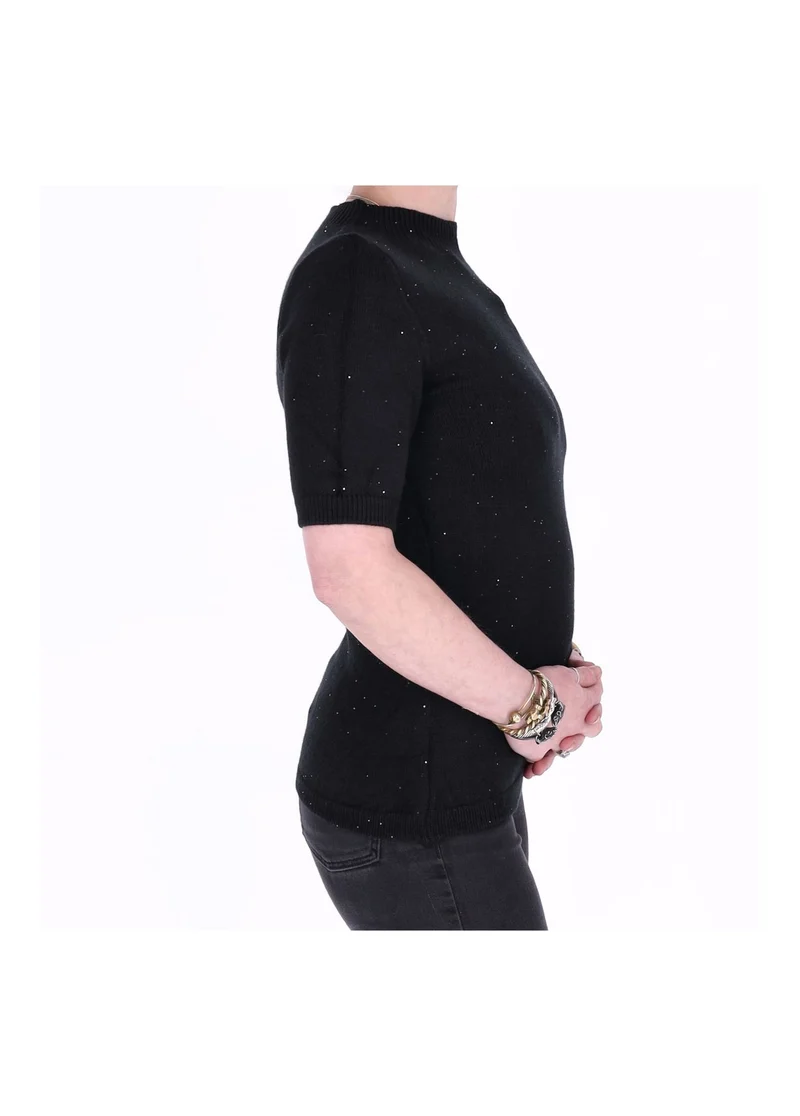 Strickpullover Damen Pailletten Splash of Color