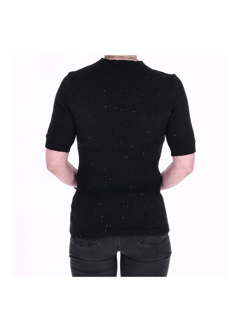 Strickpullover Damen Pailletten Splash of Color