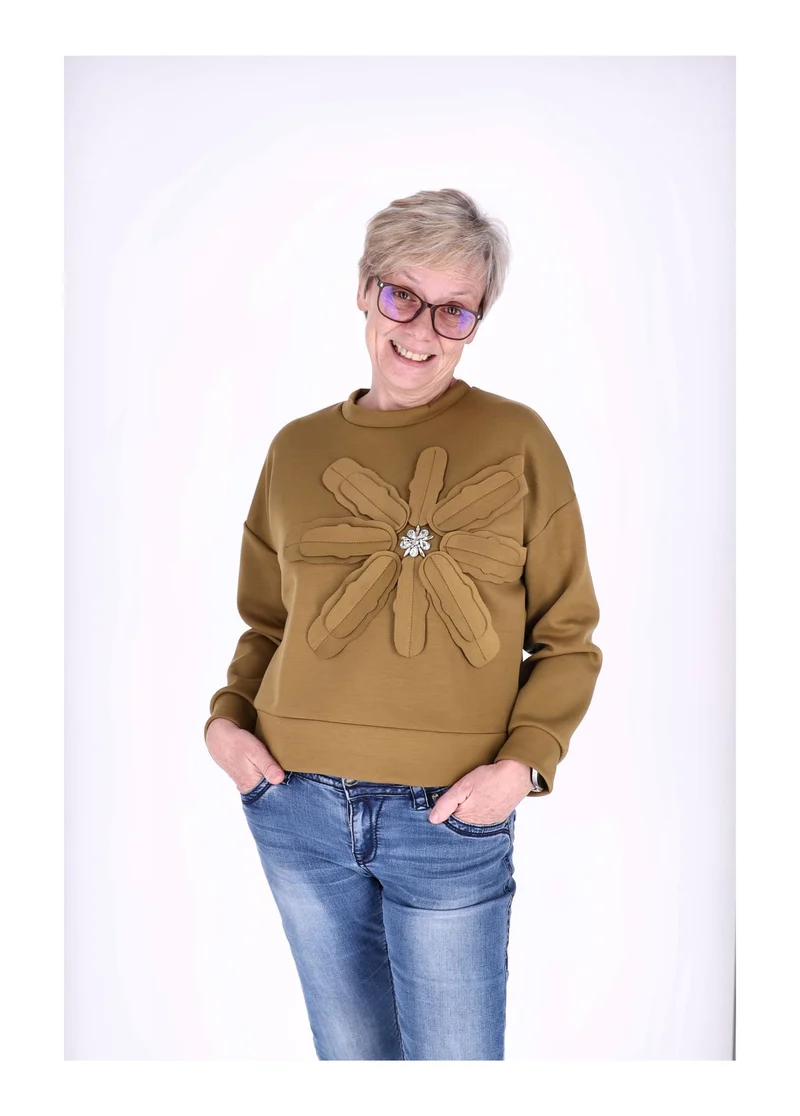 Splash of Color Damen Sweatshirt Blüte