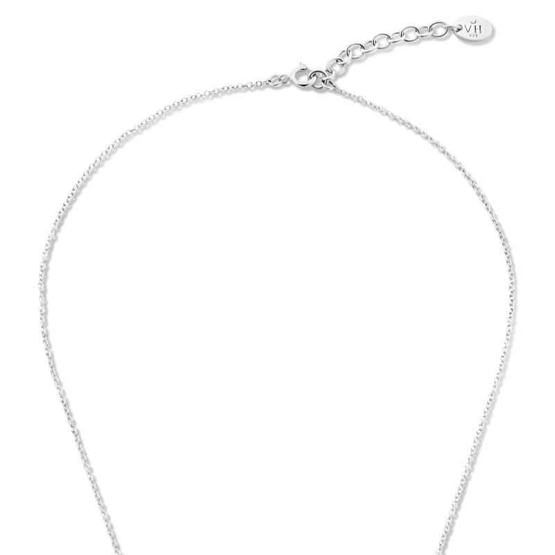 Violet Hamden Venus 925 Sterling Silberne Halskette mit Geburtsblume VH340026-APR