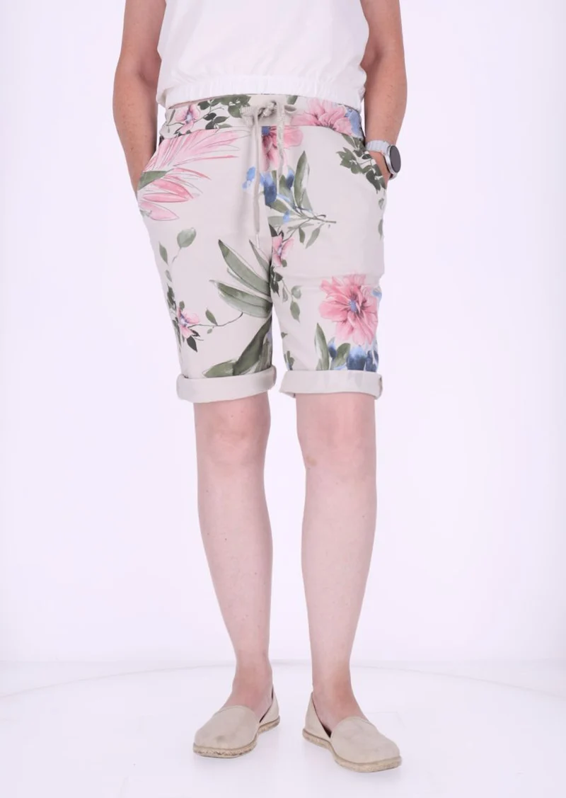 Splash of Color Shorts Damen Blüten