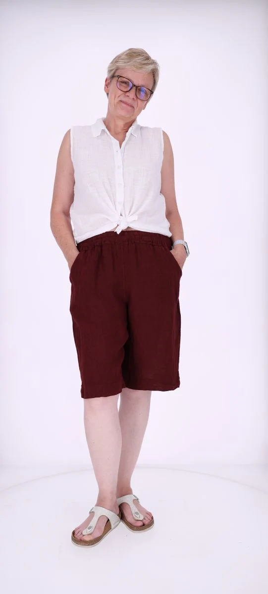 LEMON SRL Leinenshort Damen