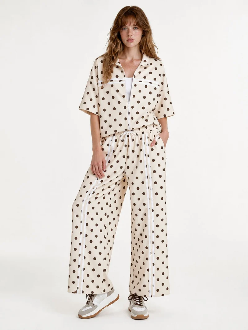 Jamie Moda Damen Sweat-Hose Punkte