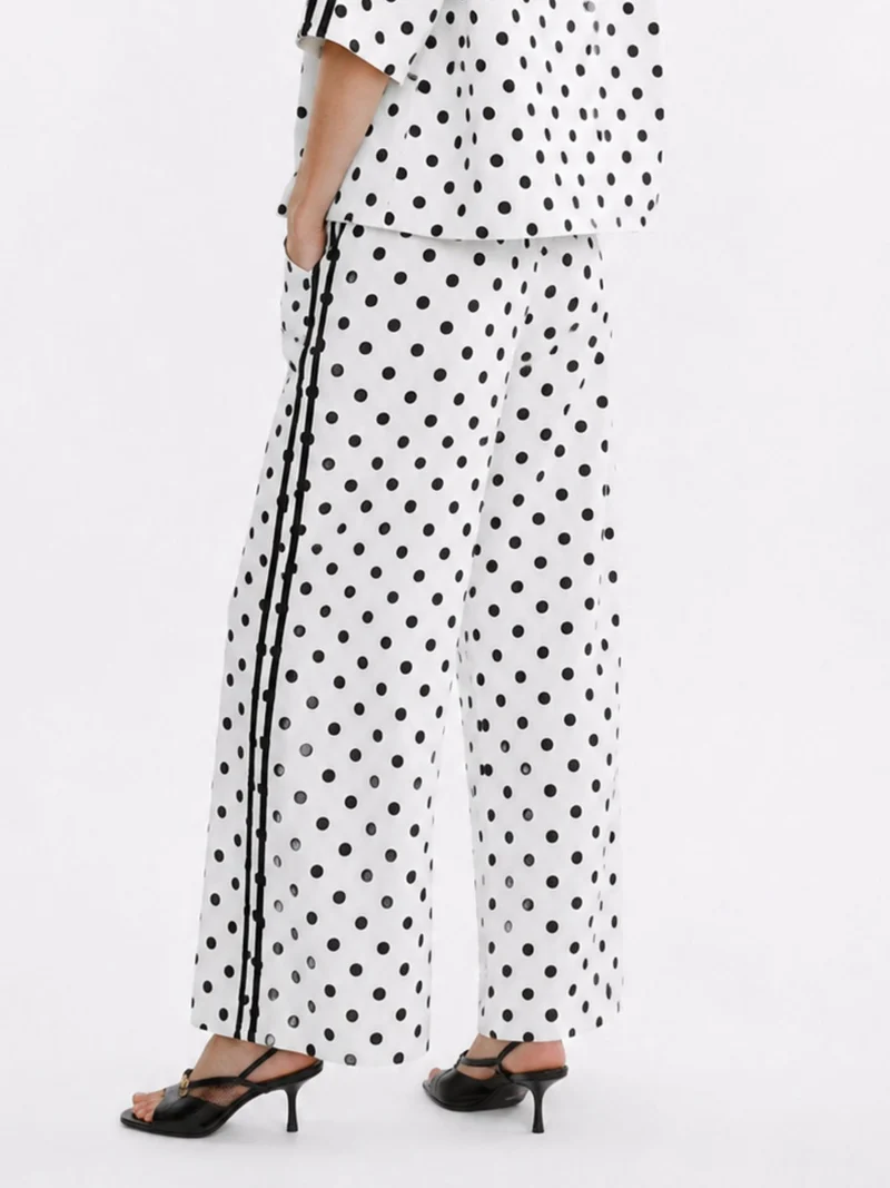 Jamie Moda Damen Sweat-Hose Punkte