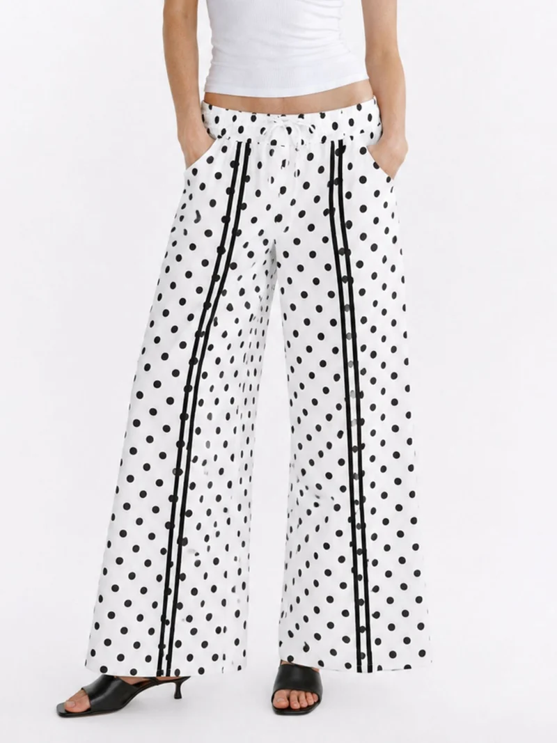 Jamie Moda Damen Sweat-Hose Punkte
