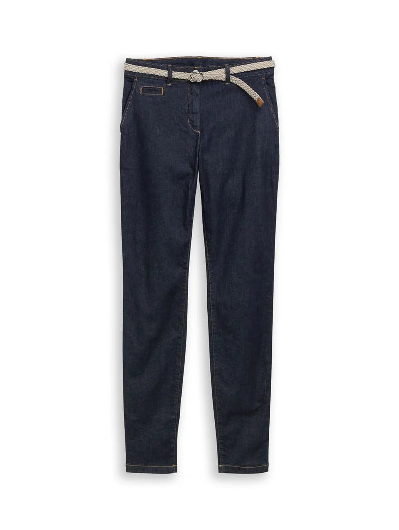 Slim Chino Hose im Jeans-Look