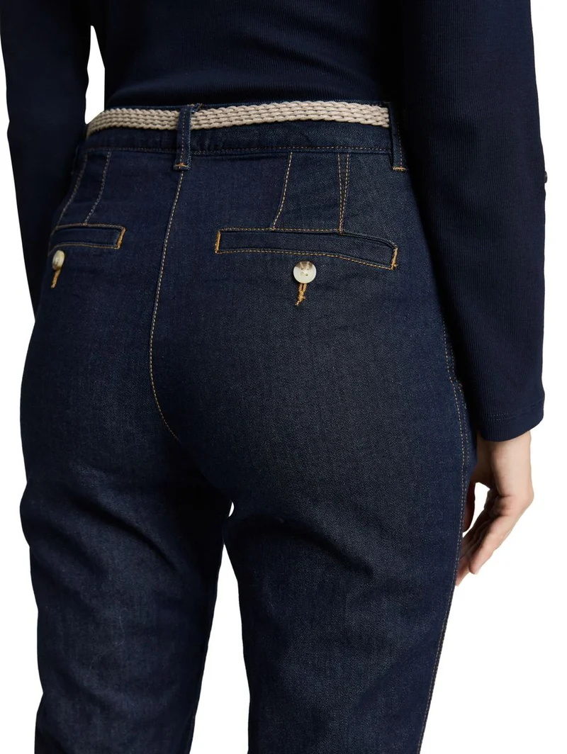 Slim Chino Hose im Jeans-Look