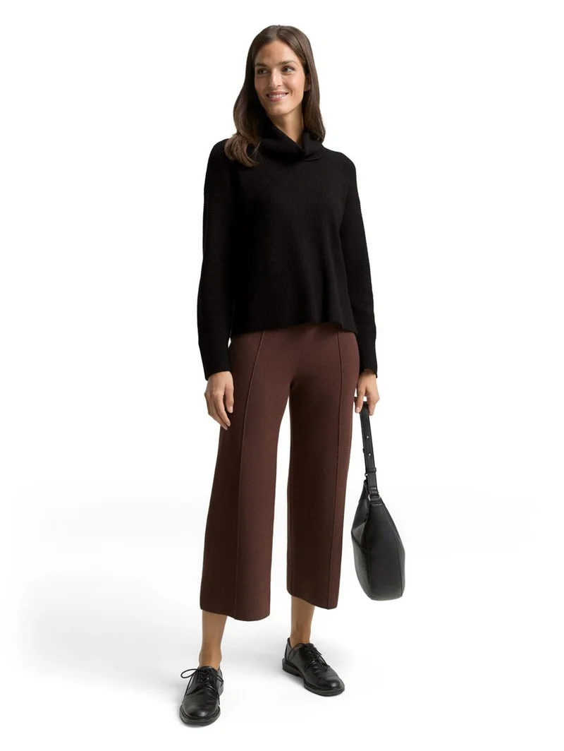 Oversize Rollkragenpullover