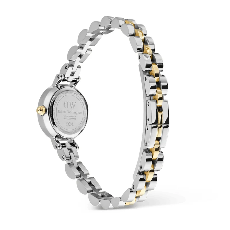 Daniel Wellington Petite Mini Arch 3-Link Bicolor Damen Uhr DW00100923