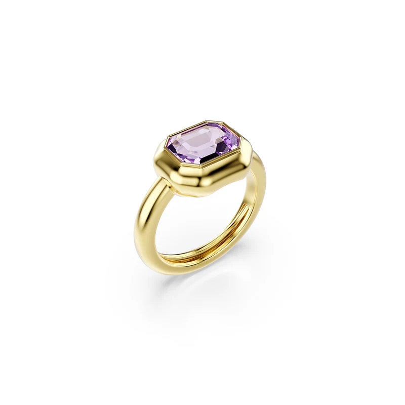 Swarovski Gema Gold Plated Ring Set 5741583