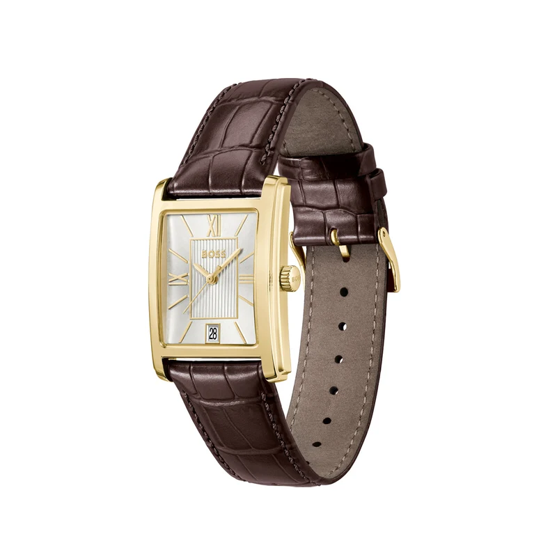 Hugo Boss Principle Dress Goldene Herrenuhr HB1514300