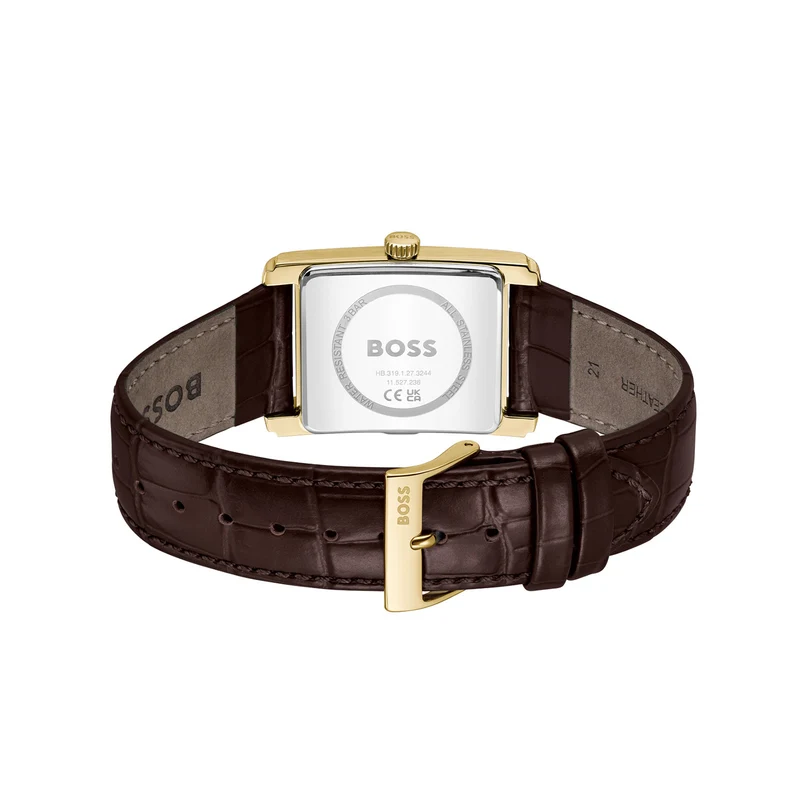 Hugo Boss Principle Dress Goldene Herrenuhr HB1514300