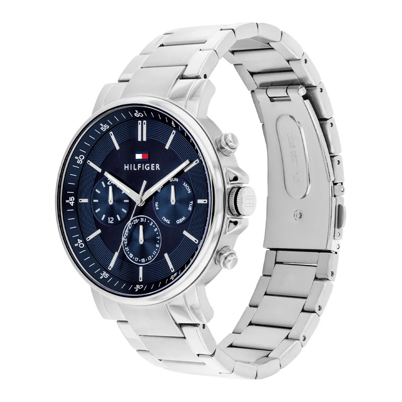 Tommy Hilfiger Tyson herren Uhr Silber TH1710588