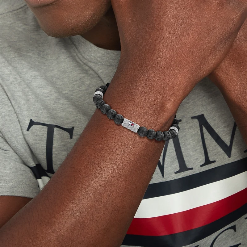 Tommy Hilfiger herren Armband Schwarz TJ2790435