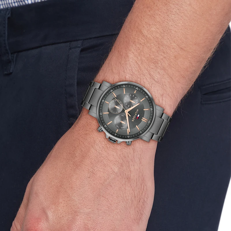 Tommy Hilfiger Graue Herrenuhr TH1710711