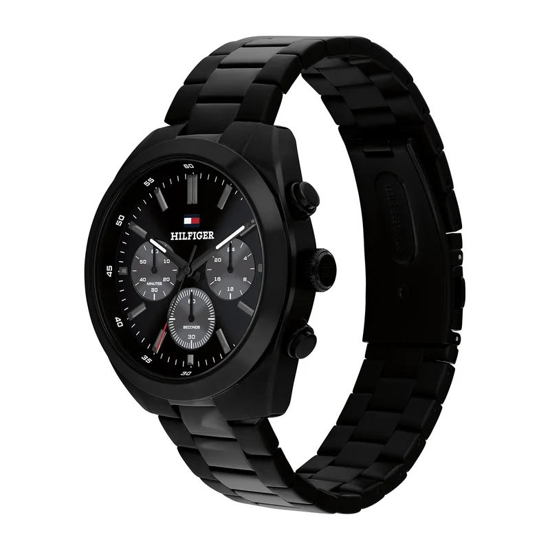 Tommy Hilfiger Schwarze Herrenuhr TH1710724