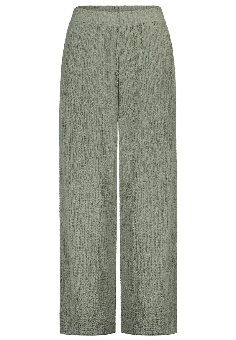 Authentic Style Damenhose Crinkle Optik