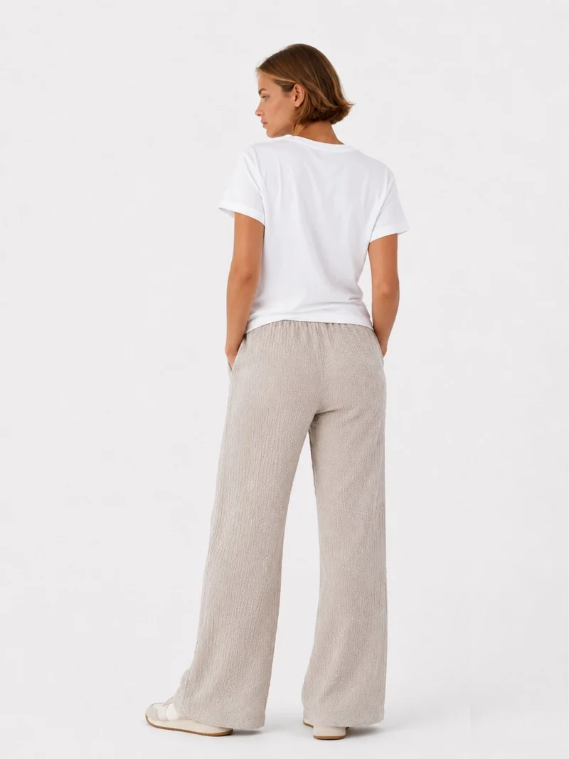 Authentic Style Damenhose Crinkle Optik
