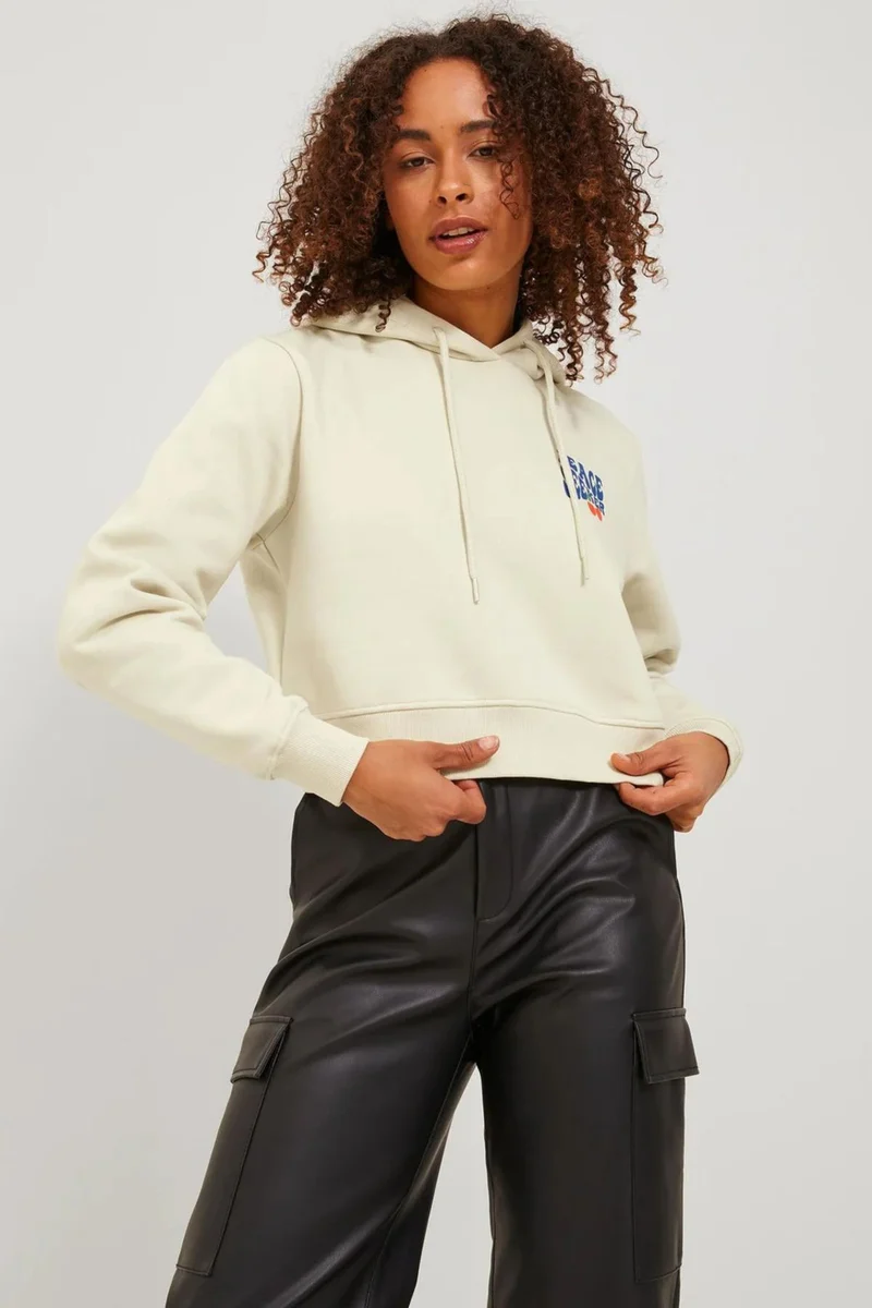Jack & Jones Hoodie Damen Cropped