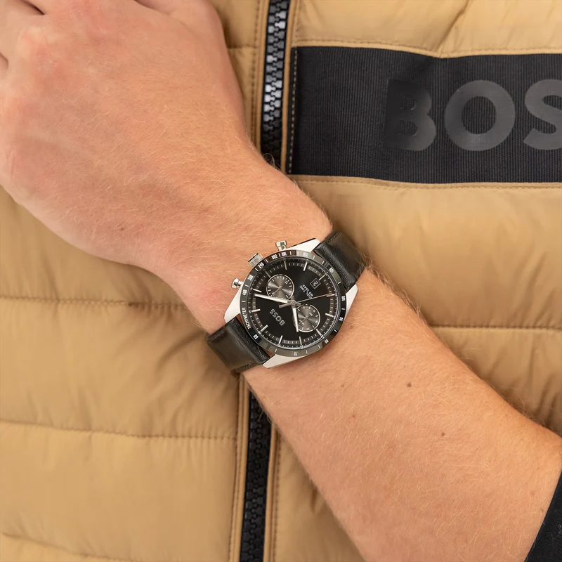Hugo Boss Tourmaster Silberne Herrenuhr HB1514284