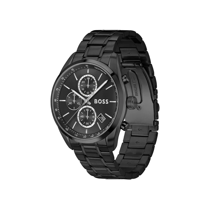 Hugo Boss Grand Prix 44 Schwarze Herrenuhr HB1514298