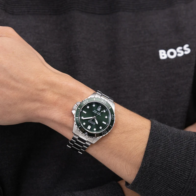 Hugo Boss Troper Sport Silberne Herrenuhr HB1514294