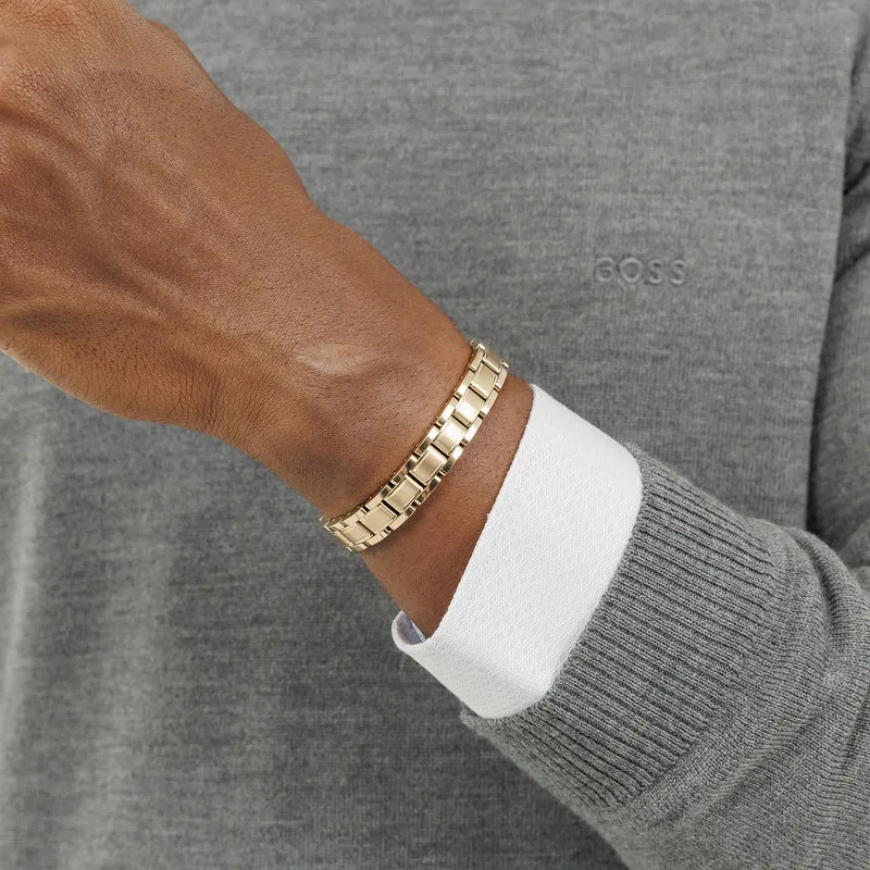 Hugo Boss Metal Links Essential Goldfarbenes Armband HBJ1580711
