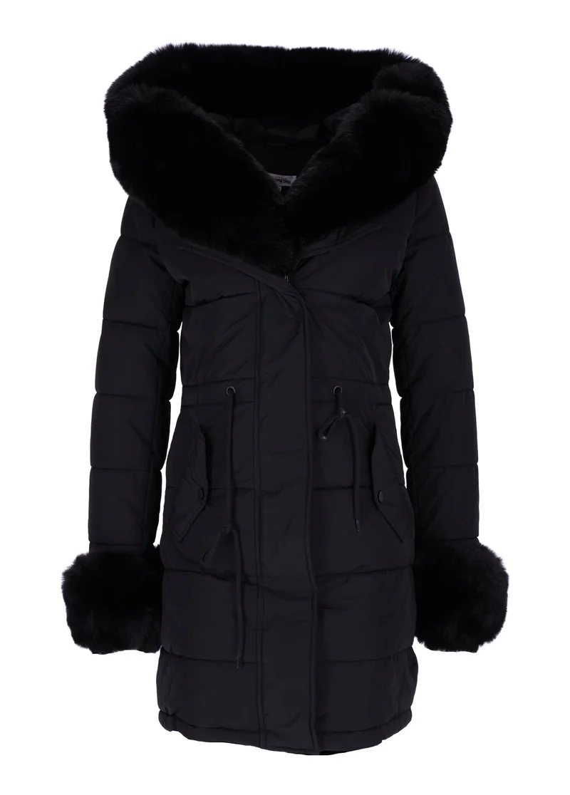 Splash of Color Steppjacke mit Kapuze