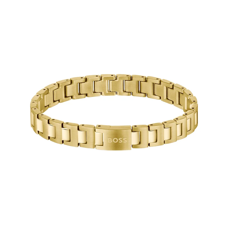 Hugo Boss BOSS Gold-coloured Chain Bracelet HBJ1580753